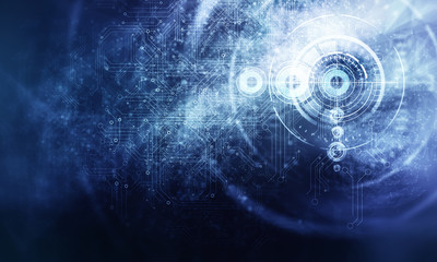 Technology communication concept