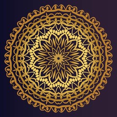 Oriental mandala. Vintage decorative elements. Vector illustration. It is super brilliant vector illustration