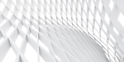Abstract of white architectural structure pattern,Concept of future design on architecture,3d...