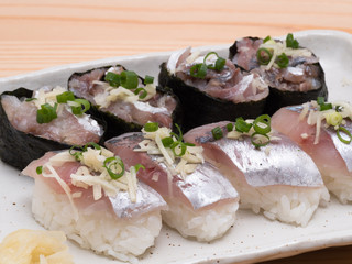 マアジのにぎり寿司