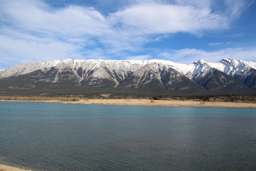 Snow Ridge By Lake Abraham, Nordegg, Alberta