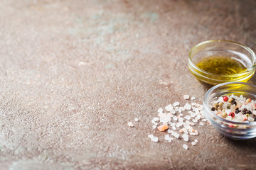 Seasonings for cooking.