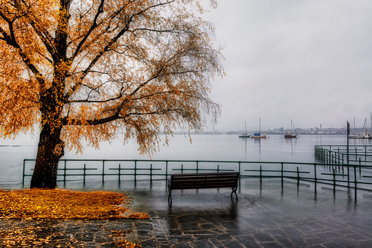 Angera, the Lake Maggiore overflows