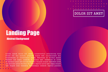 Abstract gradient background design, 3d Fluid shape illustration