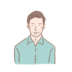 代 男性 人物 上半身 イラスト Wall Mural Wallpaper Murals マツ 代 男性 人物 上半身 イラスト Wall Mural Wallpaper Murals マツ