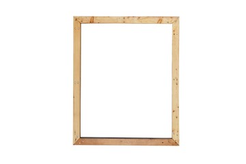 Simple, plain wooden frame