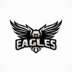 sport eagle logo template