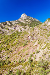 Mountains in the Benasque valley in the Pyrenees