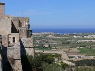 view of north Malta from Mdina