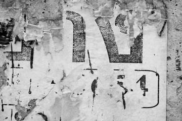Old grunge posters paper surface texture background