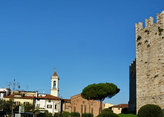 Fototapeta na wymiar Emperors castle, Prato, Tuscany, Italy