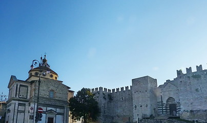 Basilica of Santa Maria delle Carceri and Emperor Castle, Prato, Tuscany, Italy