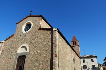 Saint Agostino square, Prato, Tuscany, Italy