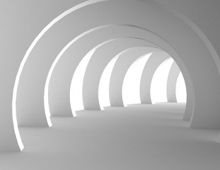 Fototapeta premium Abstract Architecture Design concept. 3d rendered illustration