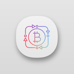 Bitcoin exchange app icon
