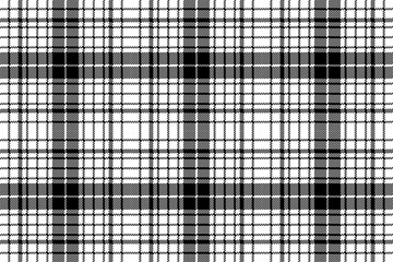 Modern pixel black white seamless pattern plaid
