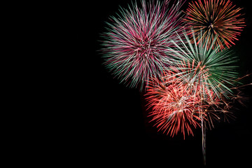 Fototapeta premium happy new year firework