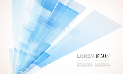 Business abstract blue background. Vector illustration.