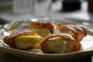 Eggs Wrapped in Bacon
