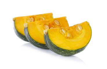 Japanese pumpkin isolated on white background