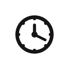 Clock icon, time icon vector