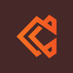 Letter C logo modern 