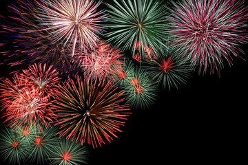 Obraz na płótnie Canvas happy new year firework