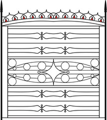 Wrought Iron Gate