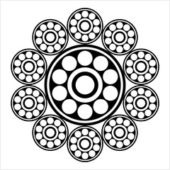 Bearing Icon, Ball Bearing Icon