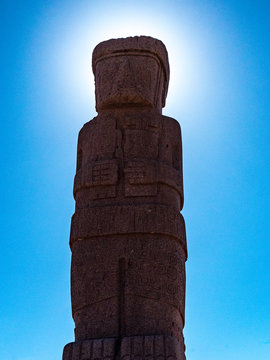 Pumapunku Tiwanaku Ancient Ruins in Bolivia
