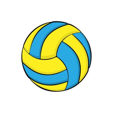 Volleyball symbol color