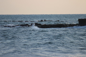 sea and rocks