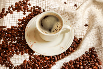 Fototapeta premium Cup of coffee.