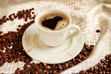 Cup of coffee.