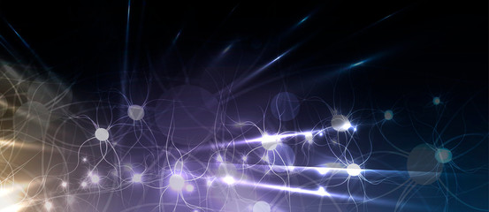 Conceptual technology illustration of artificial intelligence