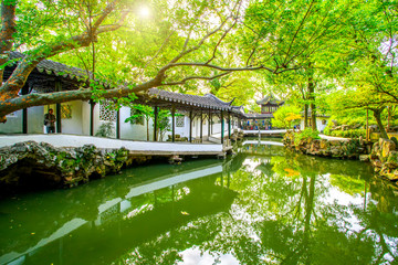Fototapeta na wymiar Museum of landscape architecture, Suzhou, China