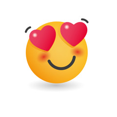 In love emoticon