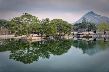 Naklejka premium Gyeongbokgung Palace - Korea - Seoul