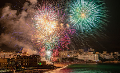 feux d'arifices Biarritz
