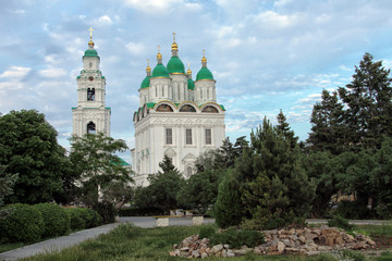 Fototapeta na wymiar Spring walk in the Astrakhan