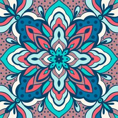 Seamless pattern with arabesques
