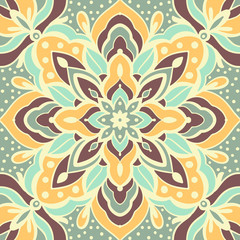 Seamless pattern with arabesques