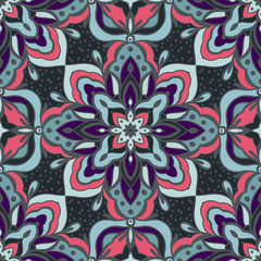 Seamless pattern with arabesques