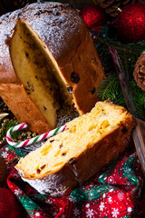 a delicious genuine Italian mum Christmas panettone