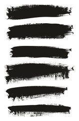 Obraz premium Calligraphy Paint Brush Background High Detail Abstract Vector Background Set 140