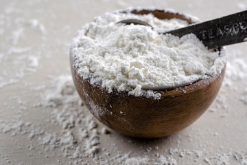 Close Up Photo of a Bowl of Flour