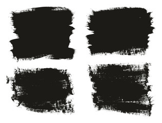 Calligraphy Paint Brush Background High Detail Abstract Vector Background Set 90