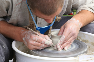 hands of a potter