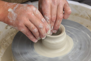 hands of a potter