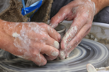 hands of a potter